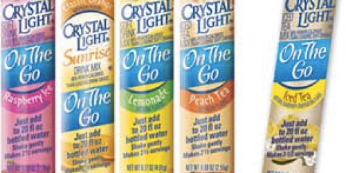 New $1/1 Crystal Light Drink Mix (Powdered or Liquid) Coupon – No Size Restrictions