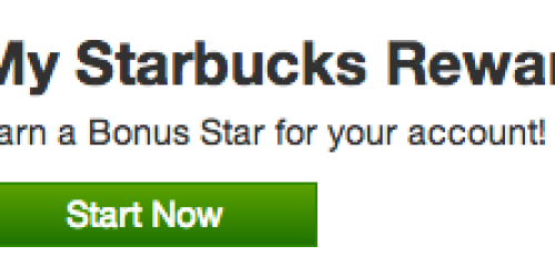 Starbucks Rewards Members: Earn a Free Bonus Star