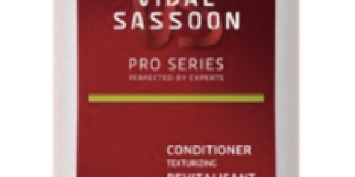 Amazon: Large Bottle of Vidal Sassoon Texturizing Conditioner Only $0.24 (Ships With $25 Order)
