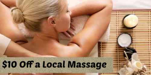 Groupon: $10 Off a Local Massage (Today Only)