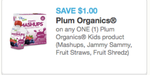 High Value $1/1 Plum Organics Kids Product Coupon (No Size Exclusions!)