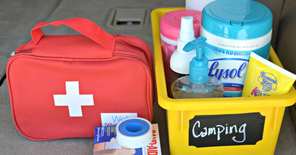 first aid bag ideas for camping