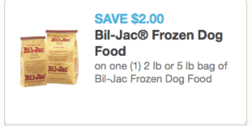 High Value $2/1 Bil-Jac Frozen Dog Food Bag Coupon = Only $0.72 at Walmart (After Ibotta)
