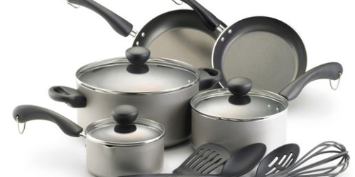 Walmart: Farberware Dishwasher Safe Non-Stick 12-Piece Cookware Set Only $34 (Reg. $44.97!)