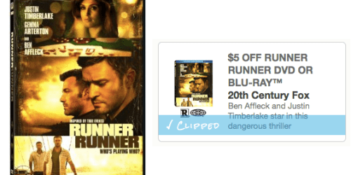 Target: Possible FREE Runner Runner DVD