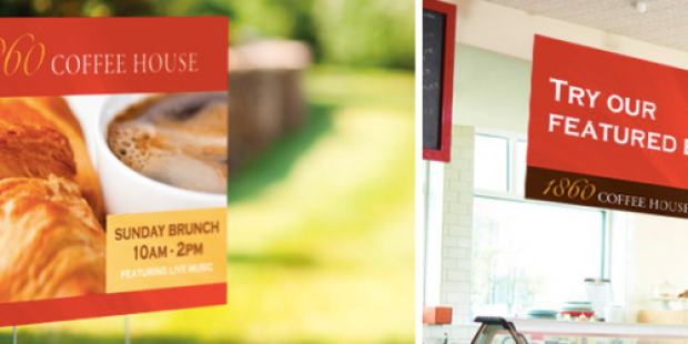 Staples.com: Large Personalized Signs, Banners, & Posters Only $10 Each (Reg. Up to $54.99!)