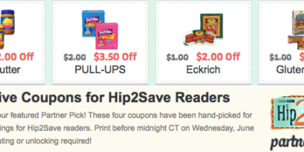 Hopster: EXCLUSIVE High-Value Coupons ($3.50/1 Huggies Pull-Ups, $2/1 SunButter + More)