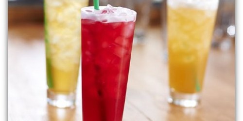 Starbucks: Half Off Teavana Shaken Iced Teas (Valid on 6/26 ONLY, from 2-5PM)