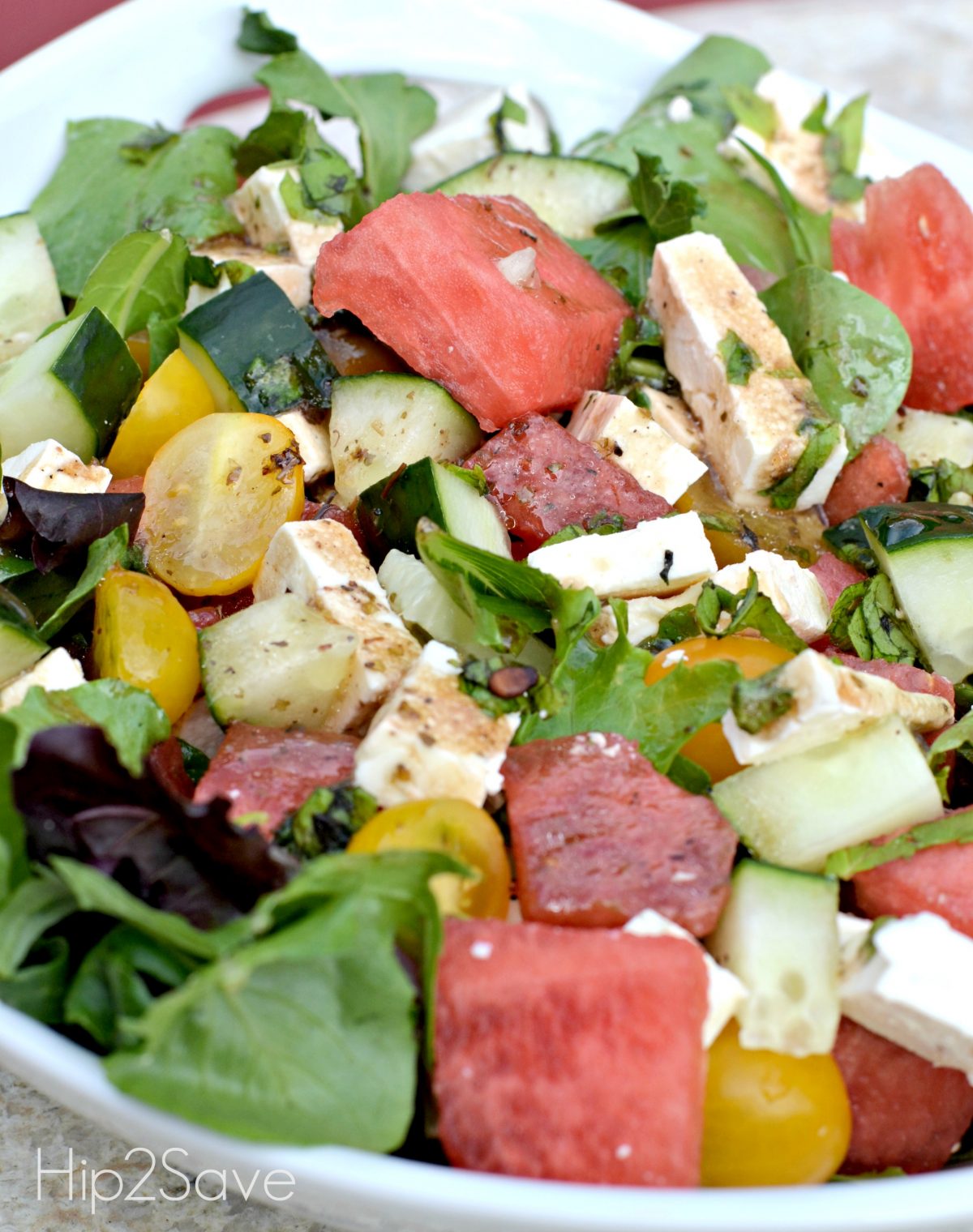 Easy Summer watermelon Salad