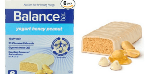 Amazon: Yogurt Honey Peanut Balance Bars Only 47¢ Per Bar + FREE Shipping