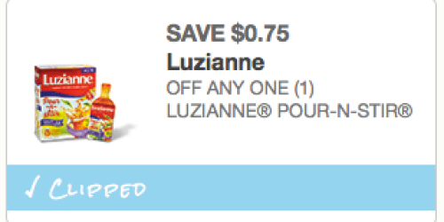 New $0.75/1 Luzianne Pour-n-Stir Product Coupon = Gallon Tea Pouches Only $0.24 at Walmart