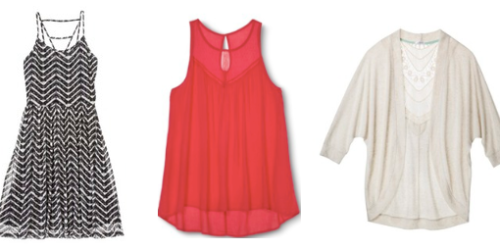 Target Cartwheel: 25% off Xhilaration Women’s Apparel (Pair w/ $5 off $25 Women’s Apparel Mobile Coupon)