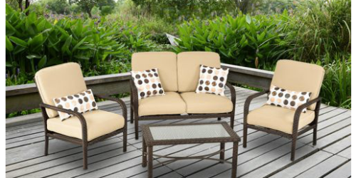 Walmart.com: Cadence Wicker 4-Piece Patio Conversation Set Only $208.97 Shipped (Reg. $499!)