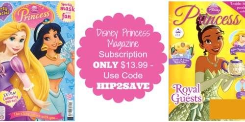 Disney Princess Magazine Subscription Only $13.99 (+ BYou Magazine Subscription $7.99 – Through Tonight)