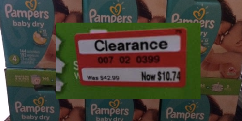 Target: One Readers Clearance Finds (HUGE Boxes of Pampers Diapers Only $7.74 – Reg. $42.99 & More)