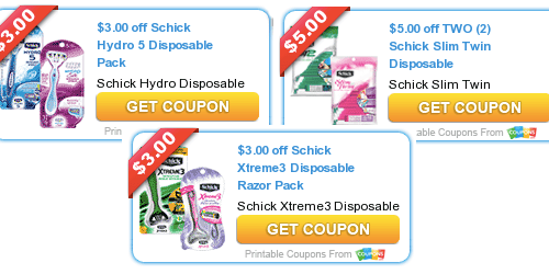 6 New Schick Razor Coupons (+ Deal Scenarios)