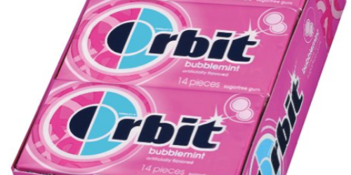 Amazon: 24-Pack Orbit Bubblemint Sugar-Free Gum Only 55¢ Per Pack Shipped