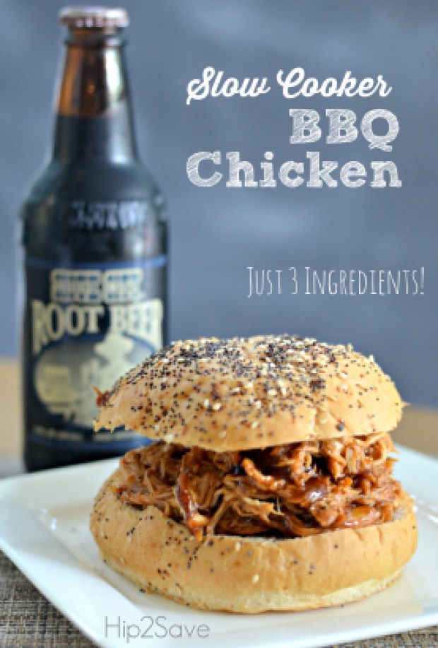 Slow Cooker BBQ Chicken Hip2Save