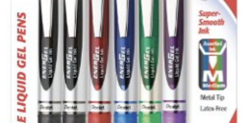 Amazon: Pentel EnerGel Deluxe RTX Gel Ink Pens 6 Pack Only $5.31 (Regularly $20.49)
