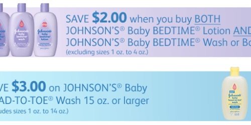 *HOT* High Value $3/1 Johnson’s Baby Head-To-Toe Wash Coupon = FREE at Target + More