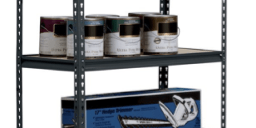 Amazon: Heavy Duty Steel 5-Shelf Shelving Unit Only $37.68 Shipped (Each Shelf Holds 800 Pounds)