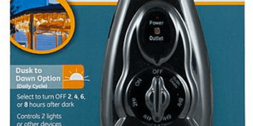 Kmart.com: GE Outdoor Two-Outlet Timer Only $3 + FREE In-Store Pickup (Great for Christmas Lights)