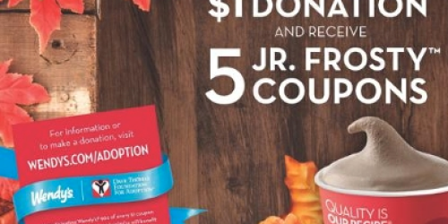 Wendy’s: $1 Halloween Jr. Frosty Coupon Booklet