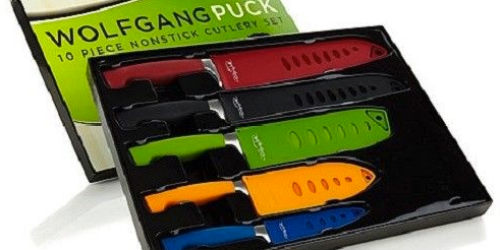 eBay: Wolfgang Puck 10-Piece Colorful Nonstick Cutlery Knife Set Only $24.99 Shipped (Reg. $39.95!)