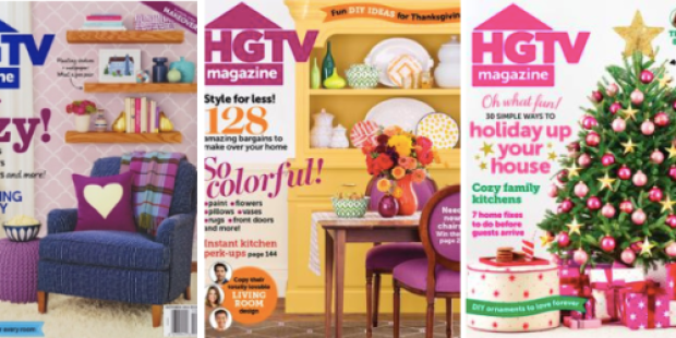 HGTV Magazine Subscription ONLY $14.99