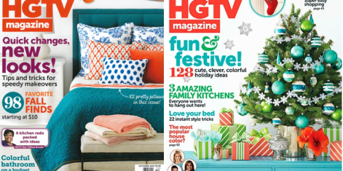 HGTV Magazine Subscription ONLY $14.99