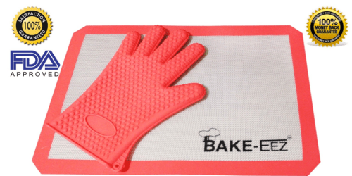 Amazon: Bake-Eez Silicone Baking Mat with Oven Mitt Set Only $9.99 (Regularly $20.49!)