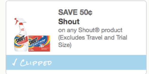 Target: Shout Laundry Stain Removers as Low as 62¢ Each (After Gift Card)