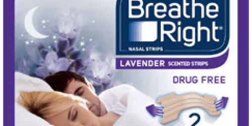 FREE Sample of Lavender or Extra Clear Breathe Right Strips