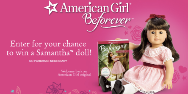 American Girl Sweepstakes: 100 Win Samantha Doll AND Manners and Mischief Book ($115 Value)