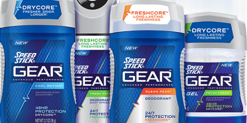 New Buy 1 Speed Stick Gear Deodorant or Body Spray Get 1 Free Coupon (+ Target Scenario)