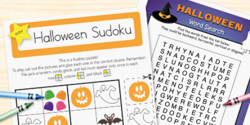 Free Printable Halloween-Themed Worksheets (Great for Preschool – Third Grade)