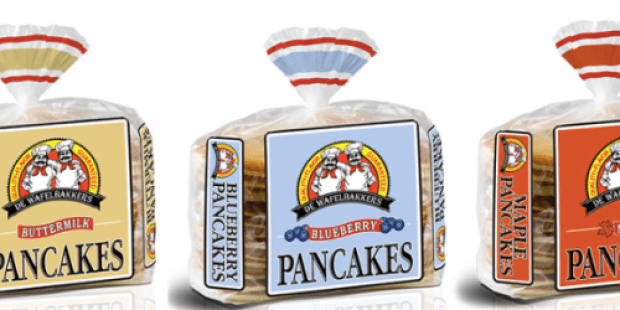 New $1/1 Bag or Box of De Wafelbakkers Frozen Pancakes Coupon + Walmart Scenario & More