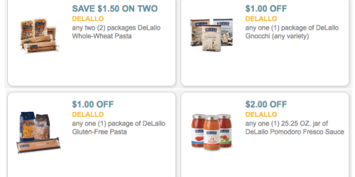 $6.50 in New Delallo Pasta & Sauce Coupons…