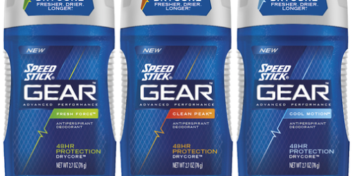 Walgreens Black Friday Deals: FREE Speed Stick GEAR Deodorant & Listerine Floss (11/27-11/29 Only)