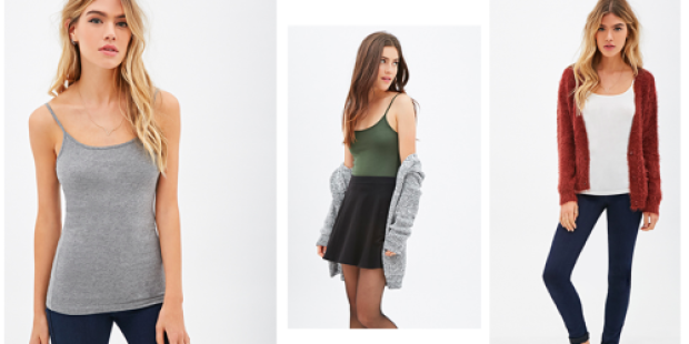Forever 21: Solid Camis Only $1.71 Shipped