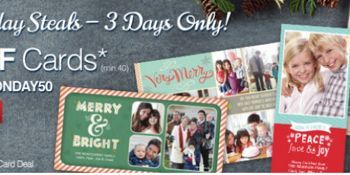 CVS Photo: 50% Off Holiday Cards (Thru 12/2) + FREE Same Day Pickup or FREE Shipping = Great Deals