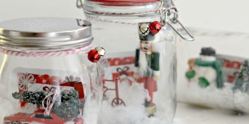 DIY Gift Card Snow Globes