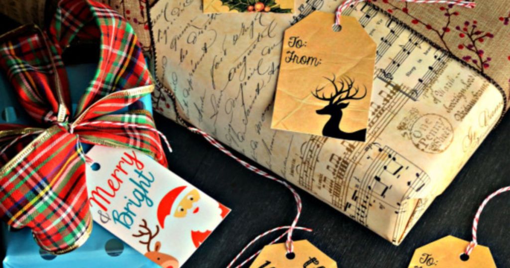 Free christmas gift tag printable