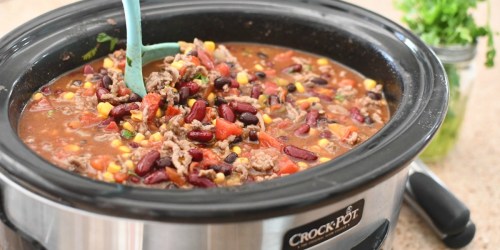 Make this Hearty Ranch Taco Soup in Your Crock-Pot Using Pantry Staples