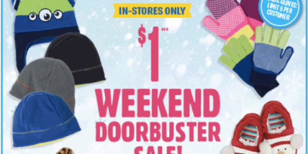 *HOT* The Children’s Place Doorbuster Sale: Gloves, Hats, Scarves, Slippers & More As Low As 75¢ (In-Store Only & This Weekend Only)