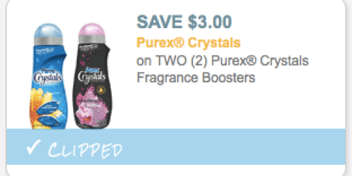 High Value $3/2 Purex Crystals Fragrance Boosters Coupon (Reset!) = Only $1.65 Per Bottle at CVS