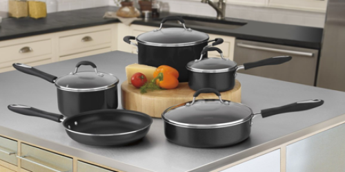 Cuisinart Advantage Nonstick 9-Piece Cookware Set Only $54.99 (Reg. $220) + FREE Shipping