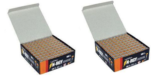 Walmart.com: 100 Pack of Ultra N-RGY AAA or AA Alkaline Batteries as Low as $14.99 Shipped (Reg. $69.99!) – Just 15¢ Per Battery + More