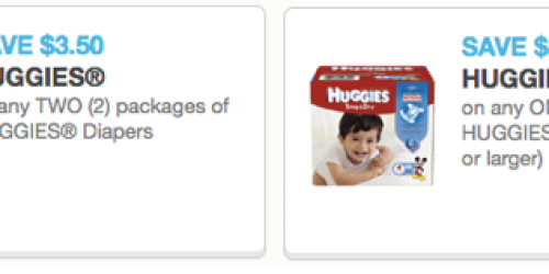 *NEW* $2.50/1 & $3/2 Huggies Diapers Coupons (= Awesome Deals at CVS, Target & Rite Aid!)