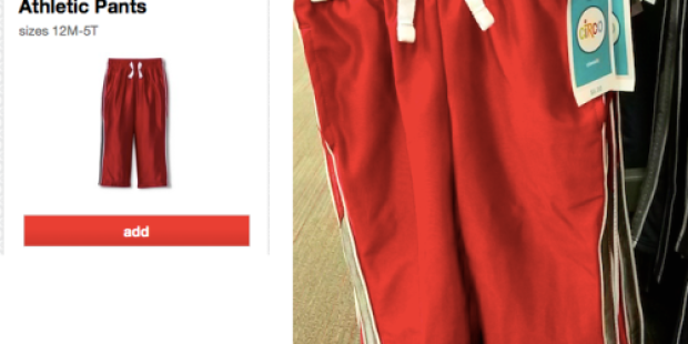 Target: *HOT* Circo Toddler Boys’ Athletic Pants Only $2.80 (Buy 4 at this Low Price!)